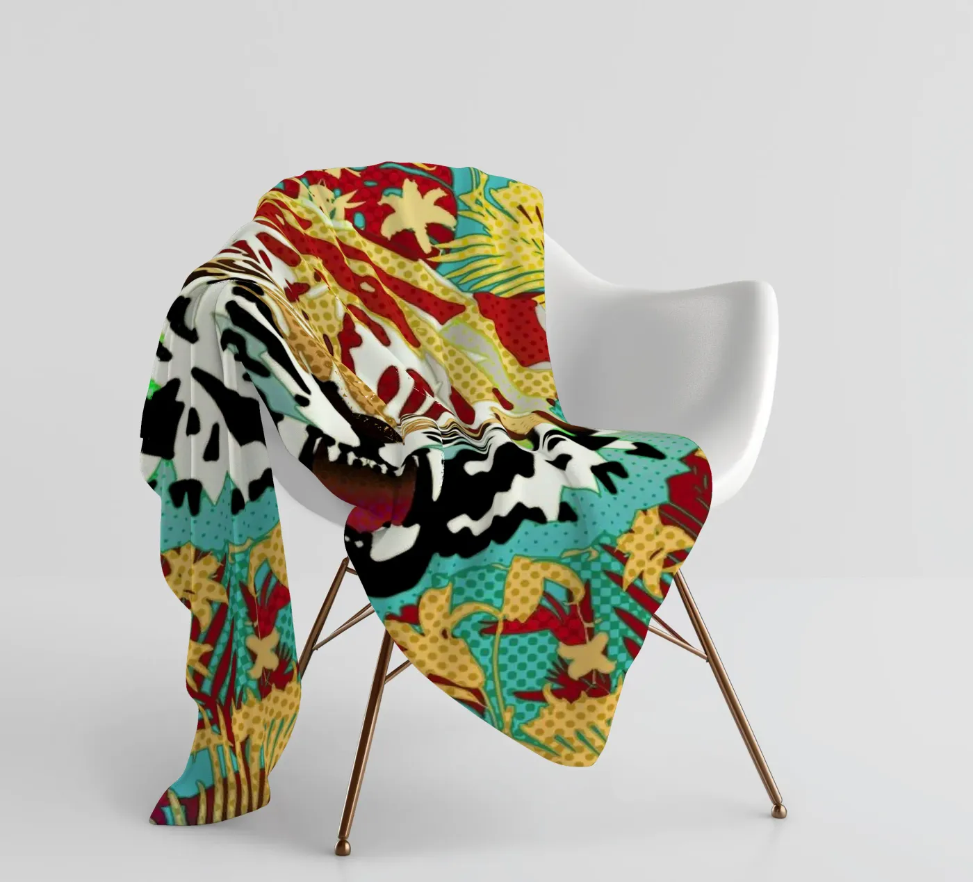 Tiger 2 fleecedeken van Ali Gulec