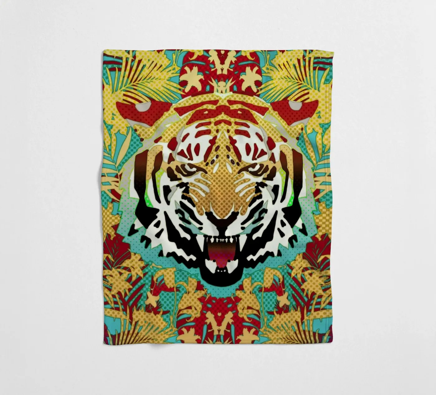 Tiger 2 fleecedeken van Ali Gulec