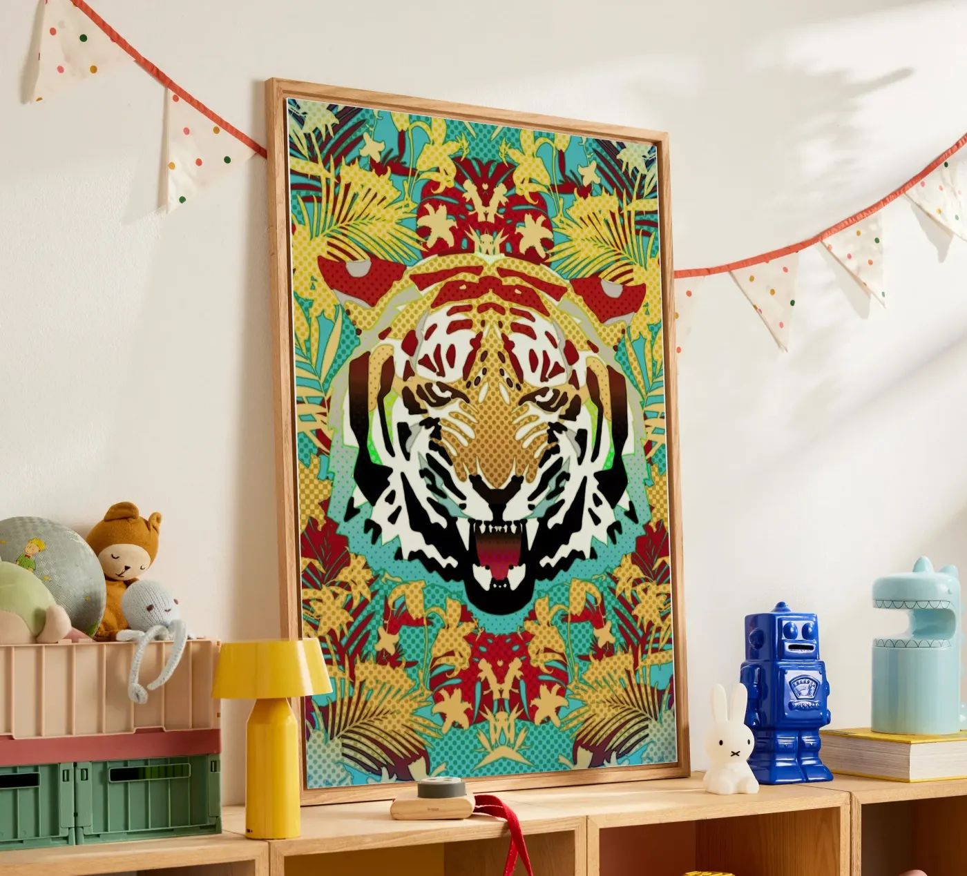 Tiger 2 acryl van Ali Gulec