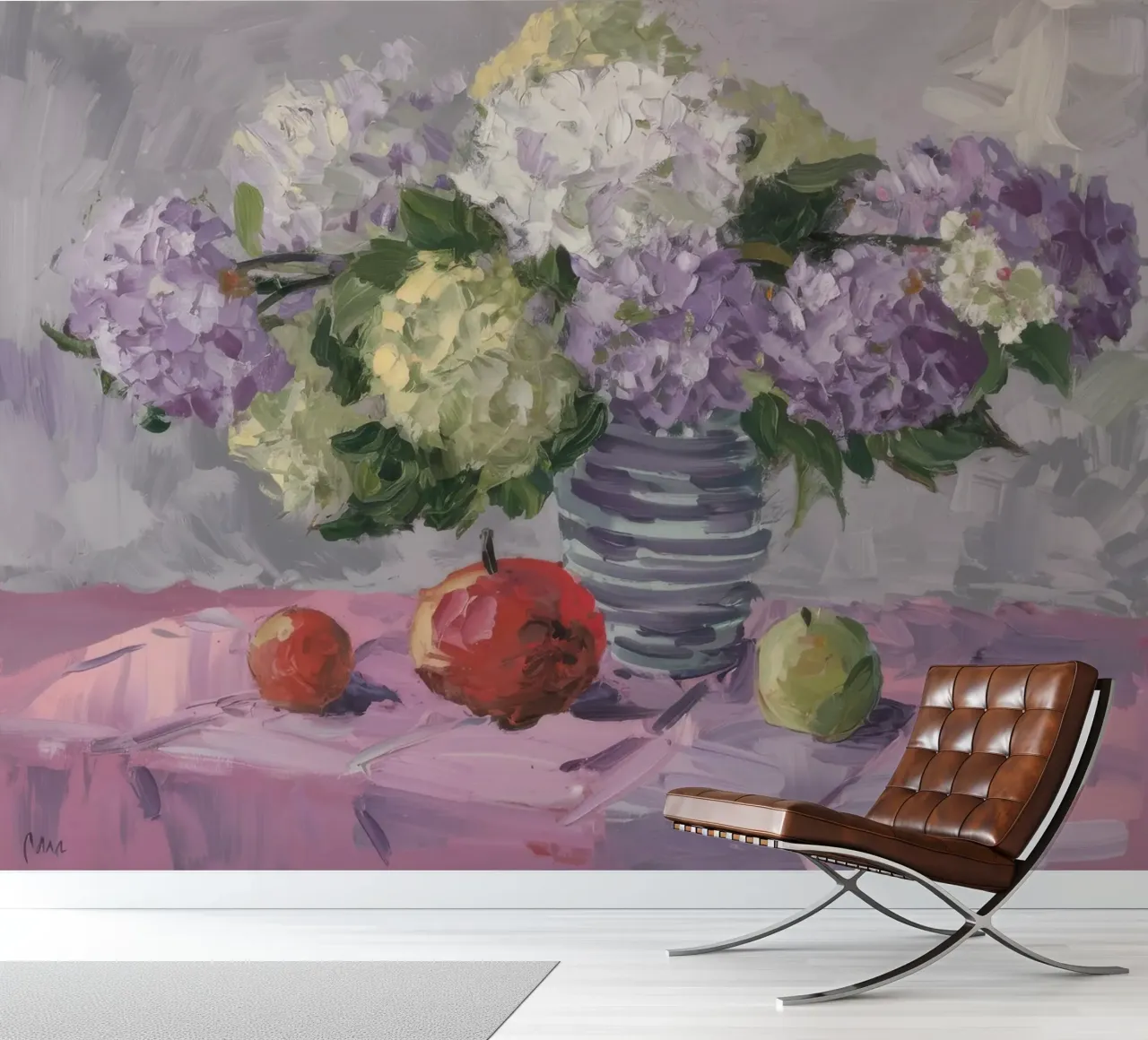 Hydrangea Apple Stillness photo wallpaper by Lush Essence