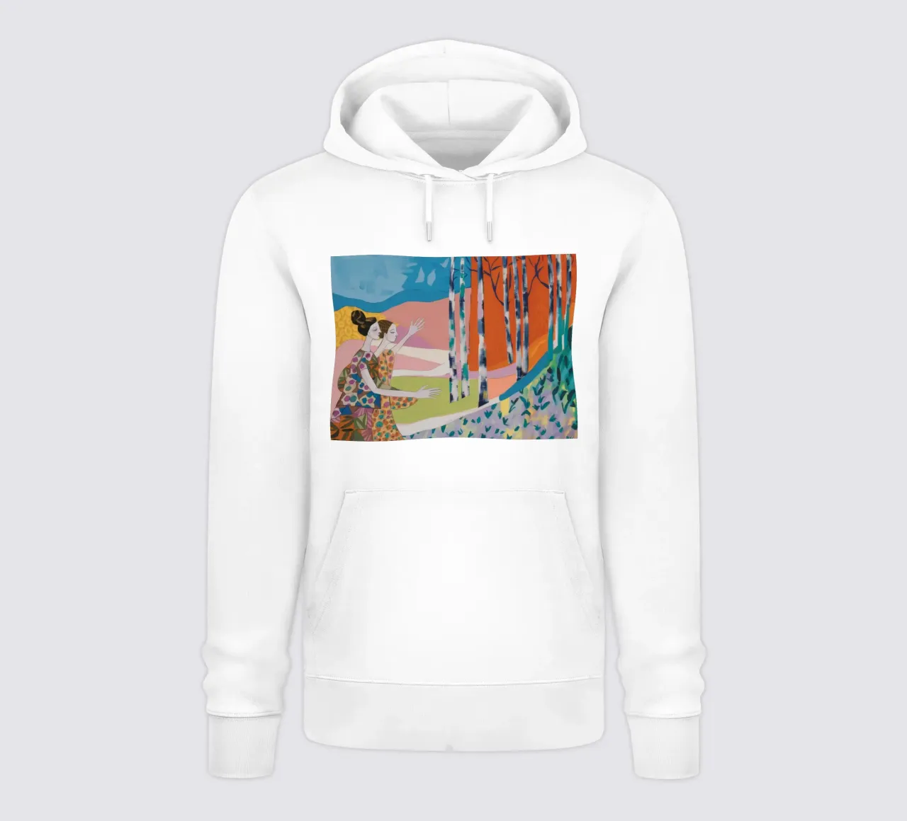 Balletto Grove a righe felpa con cappuccio da Vivid Reverie