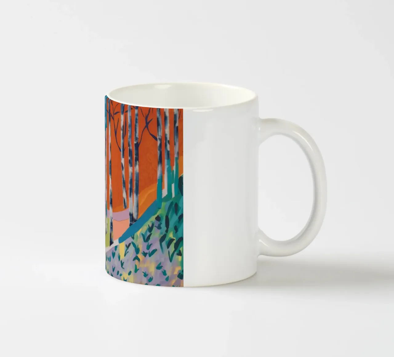 Balletto Grove a righe tazza in ceramica da Vivid Reverie