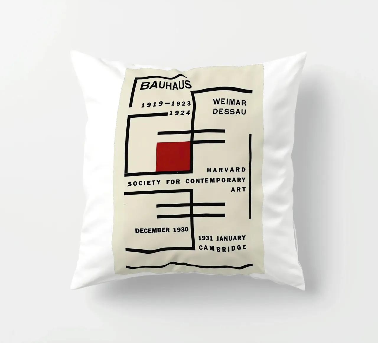 Bauhaus decorative cushion by Brooke