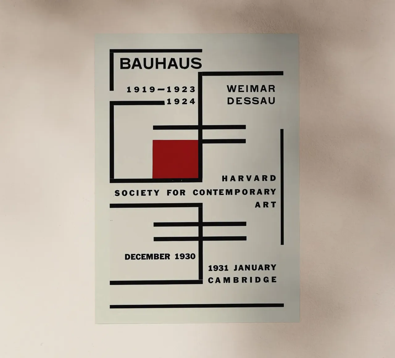 Bauhaus backlit film by Brooke