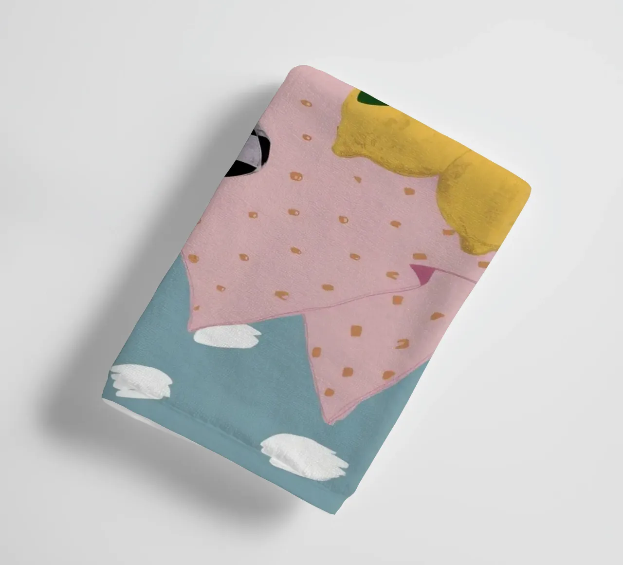 Tè al limone a pois asciugamano da bagno da Moonlite Desire