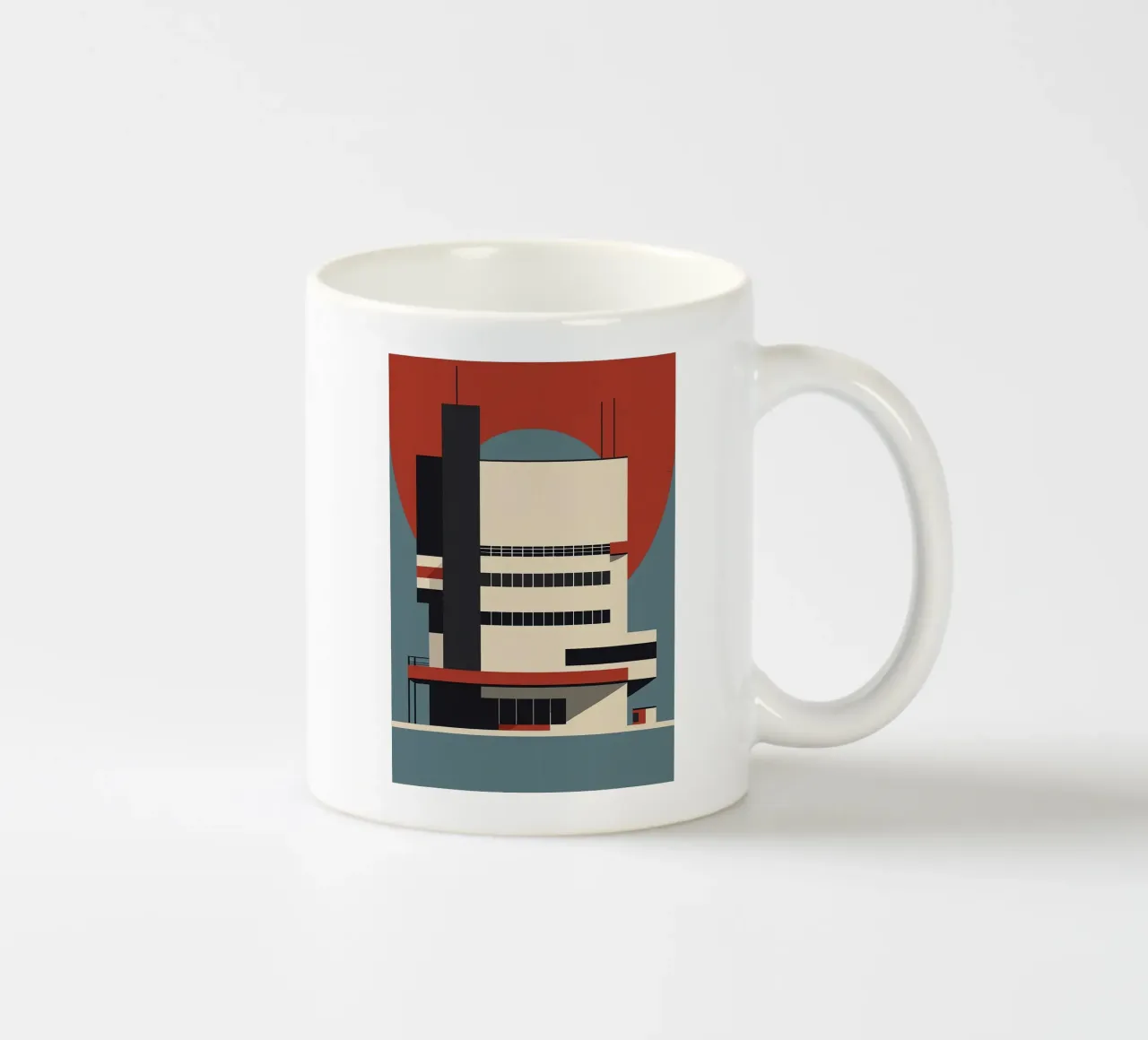 Bauhaus tazza in ceramica da Brooke