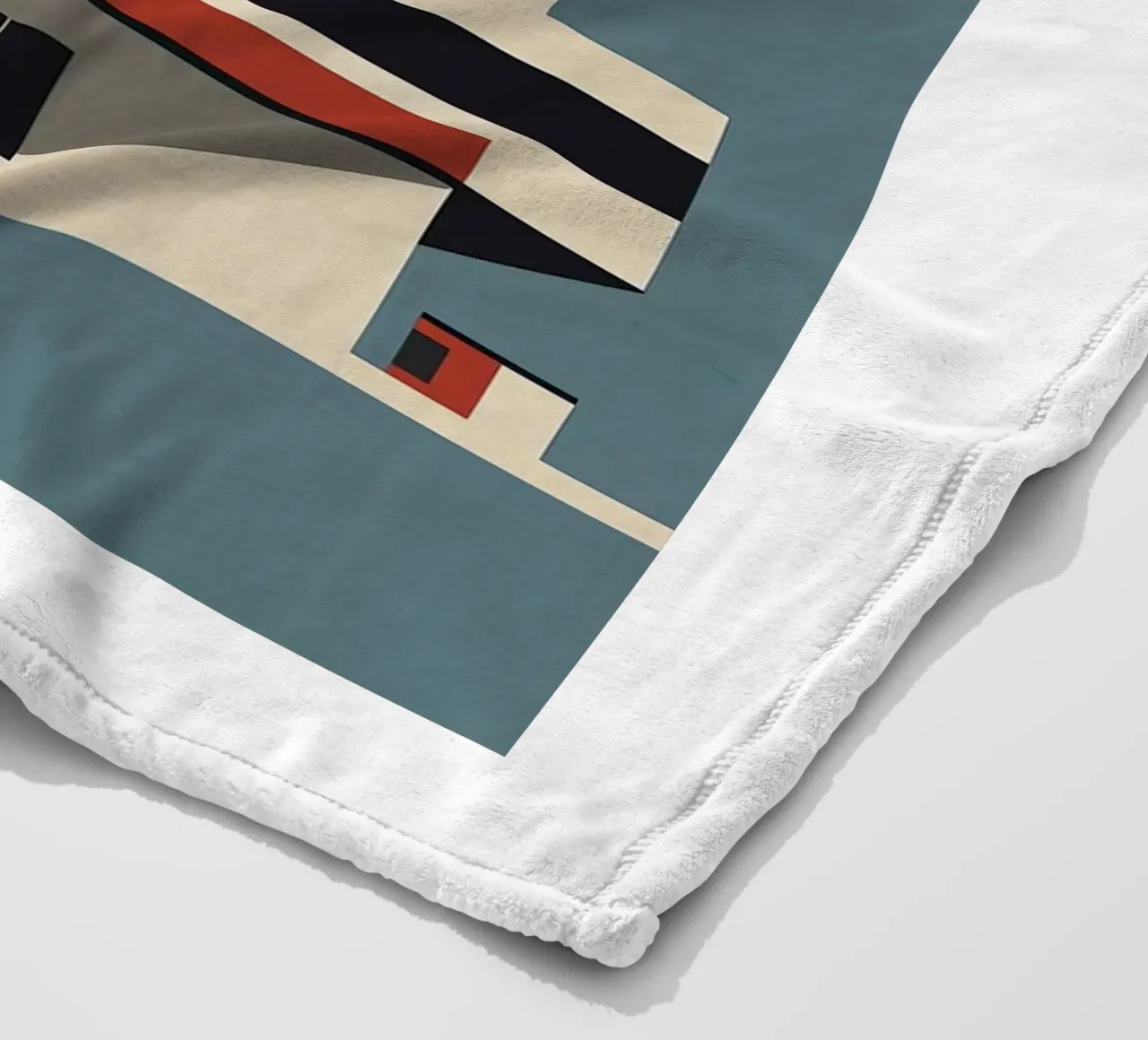 Bauhaus fleece blanket by Brooke