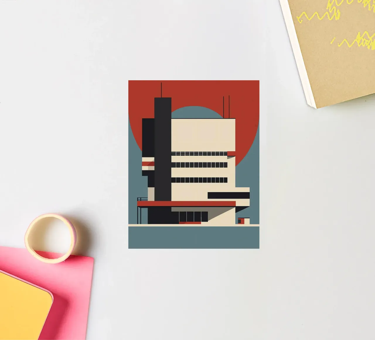 Bauhaus sticker by Brooke