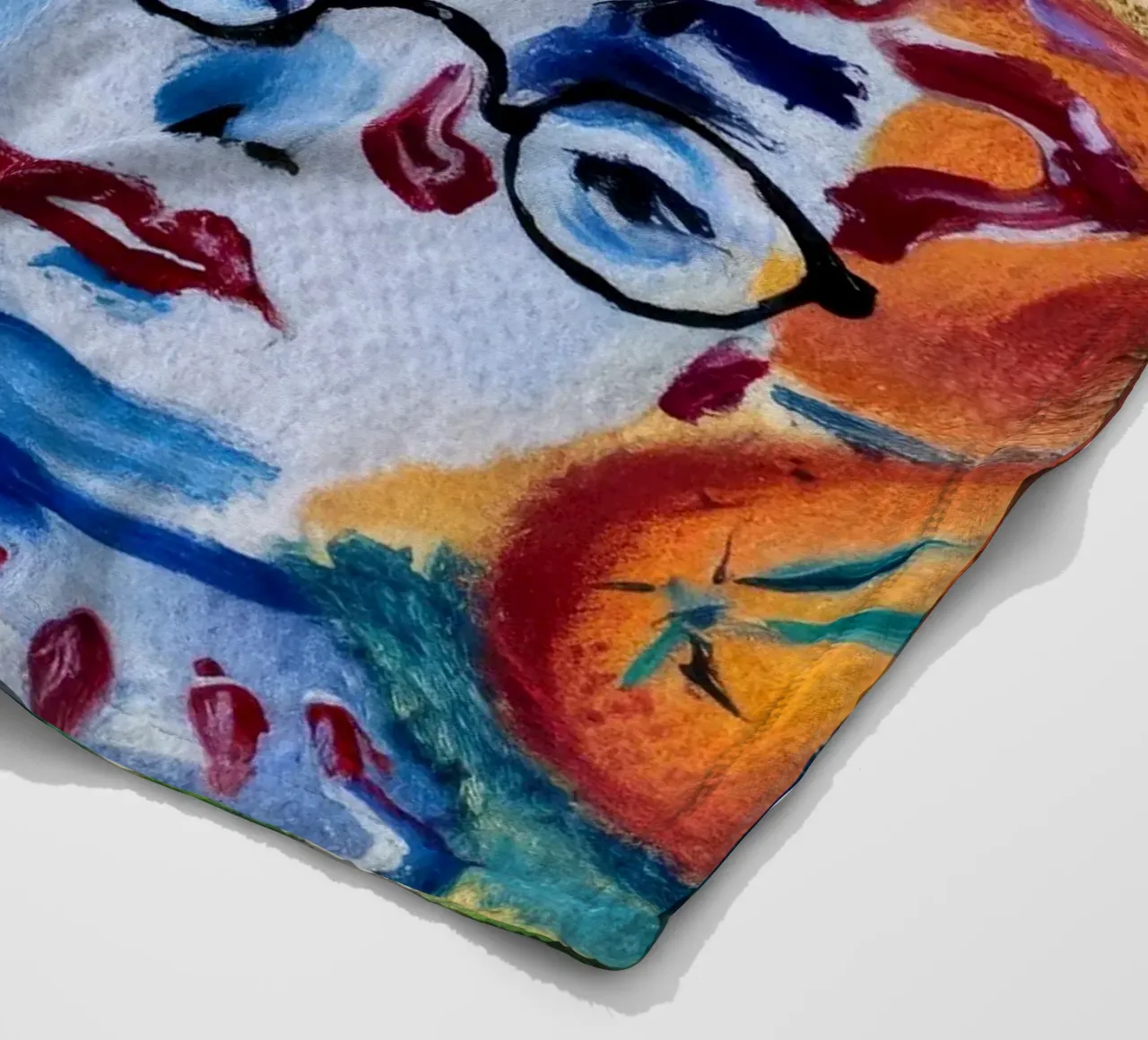 Vaso Surreal Face coperta in pile da Lush Essence