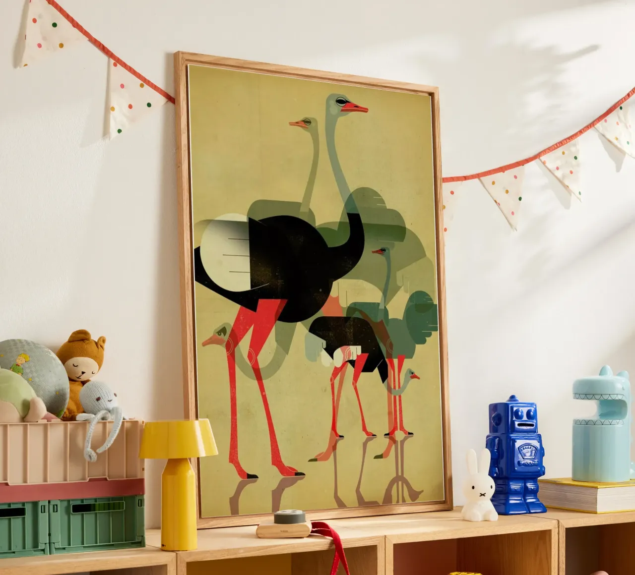 Ostriches plexiglass da Dieter Braun