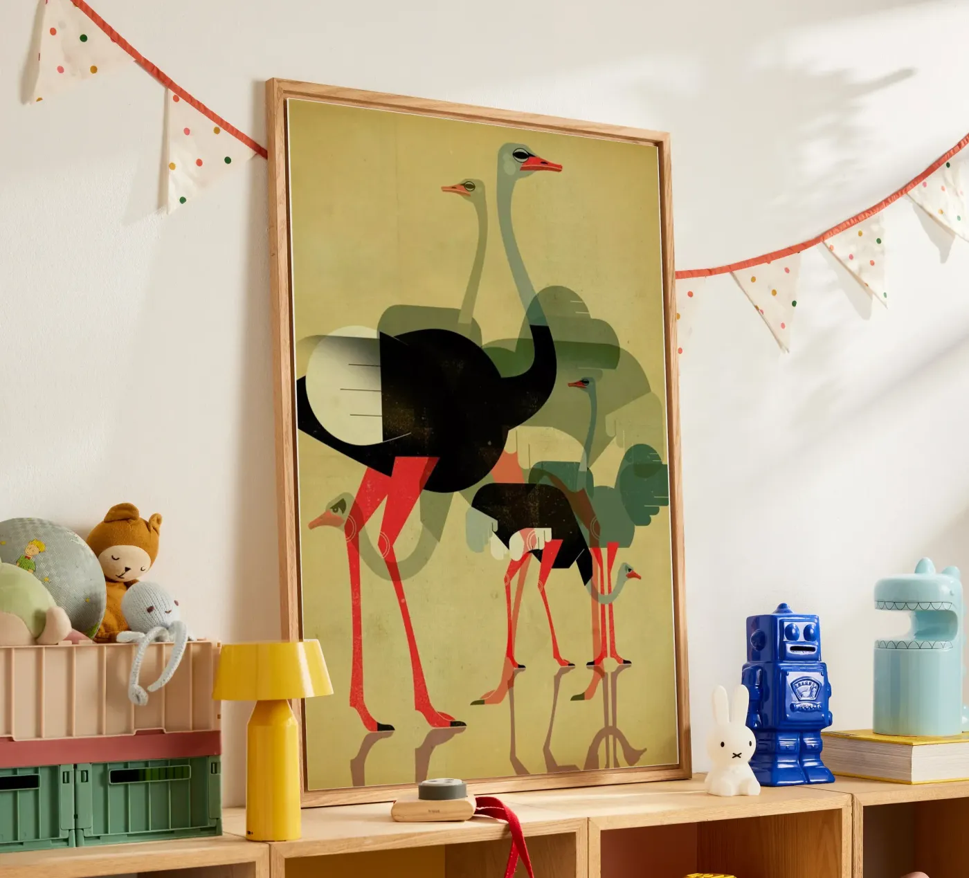 Ostriches plexiglass da Dieter Braun