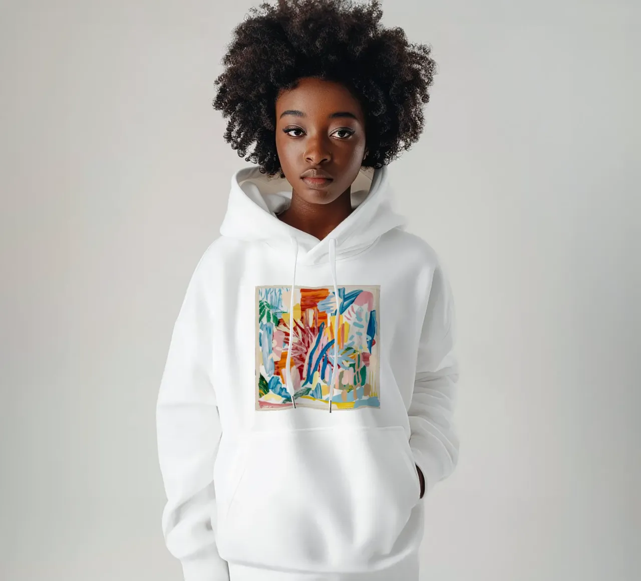 Chroma Jungle Pulse sudadera con capucha de Vivid Reverie
