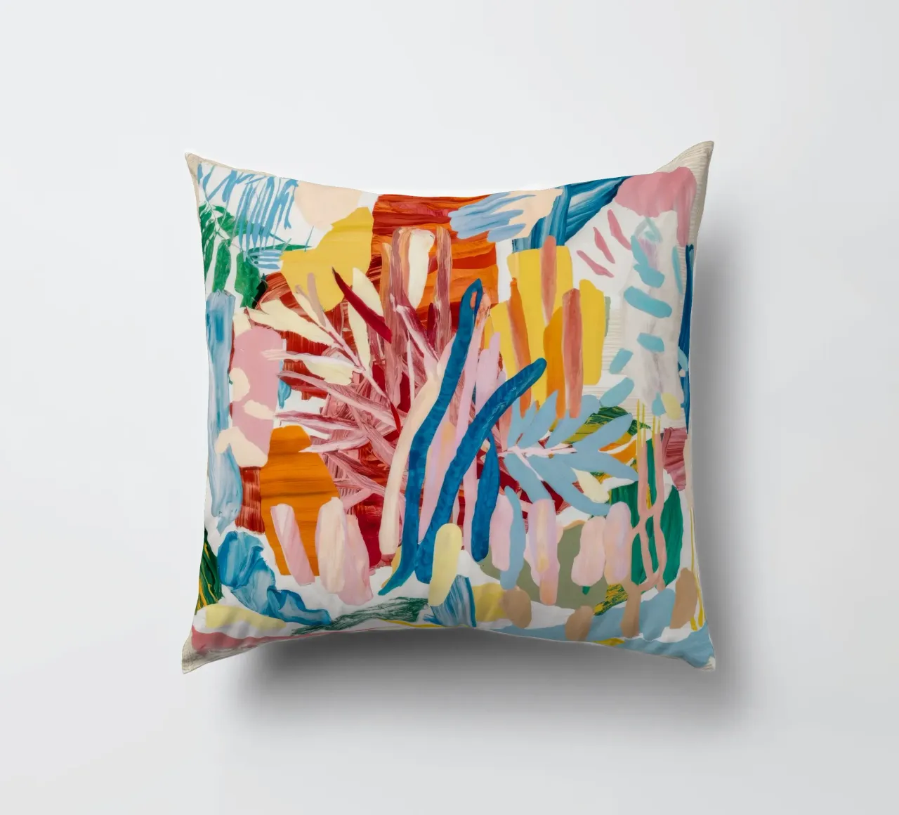 Chroma Jungle Pulse decorative cushion by Vivid Reverie