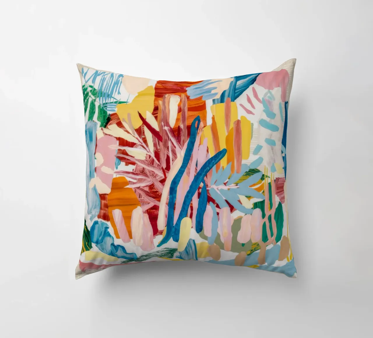 Chroma Jungle Pulse decorative cushion by Vivid Reverie