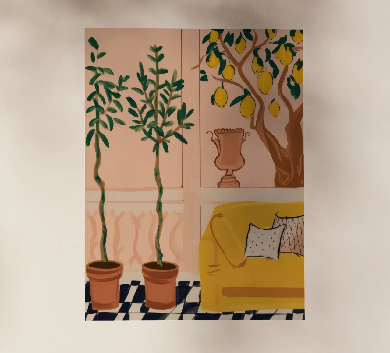 Lemon Tree Living pellicola backlit da Moonlite Desire