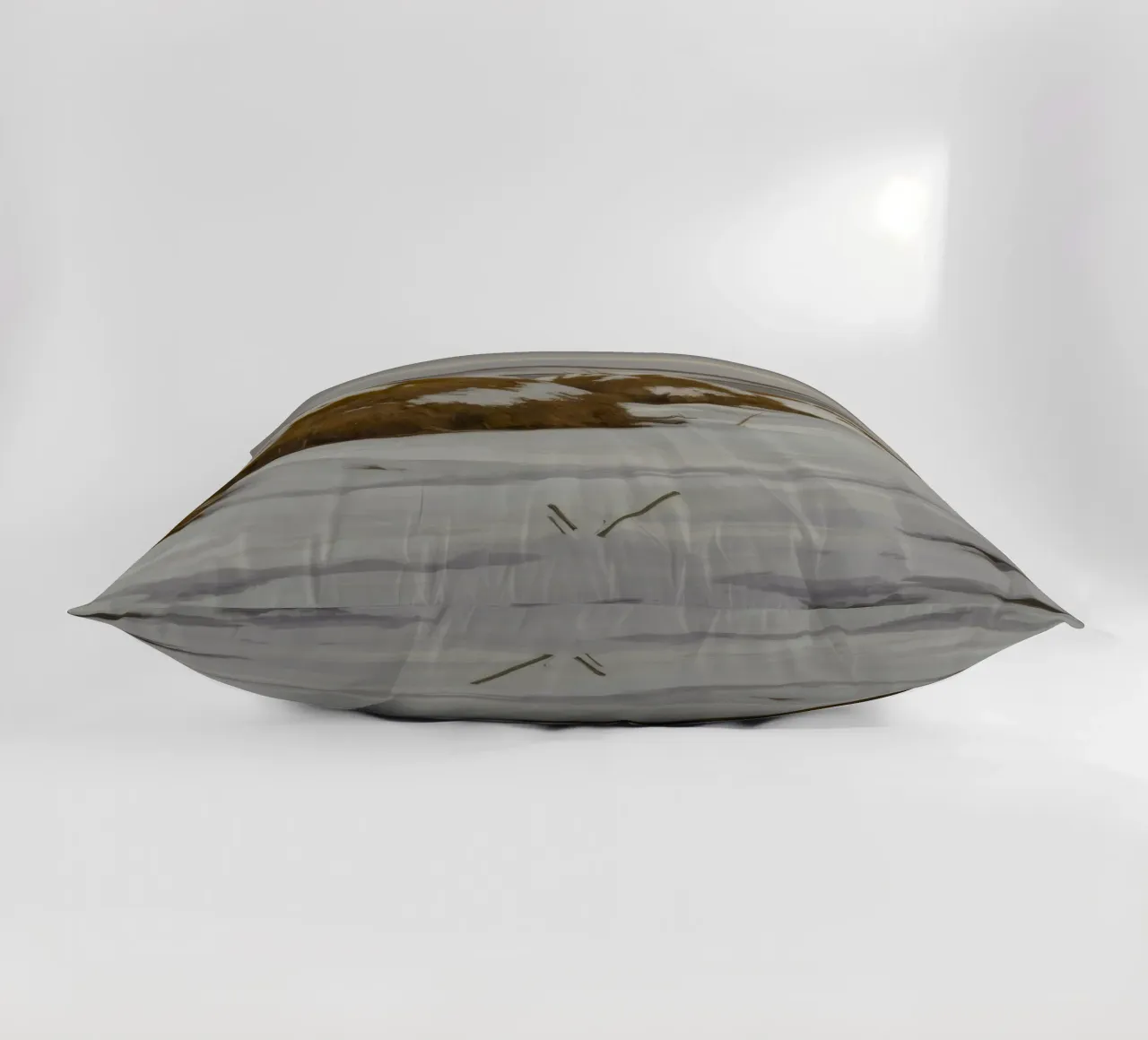 Haystacks Snowy Fields decorative cushion by Radiance Landscape