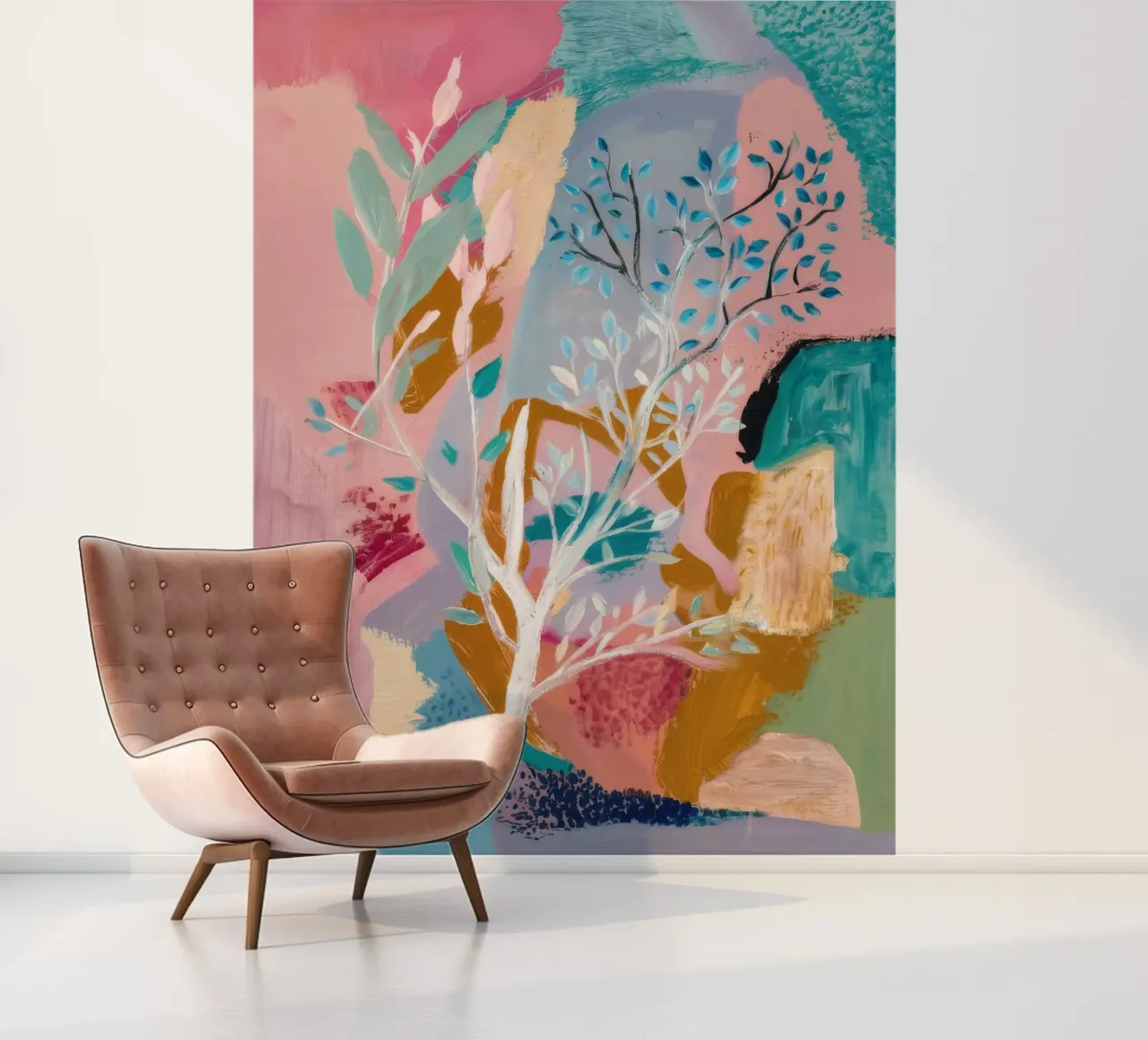 Ethereal Bloom Mist photo wallpaper by Vivid Reverie