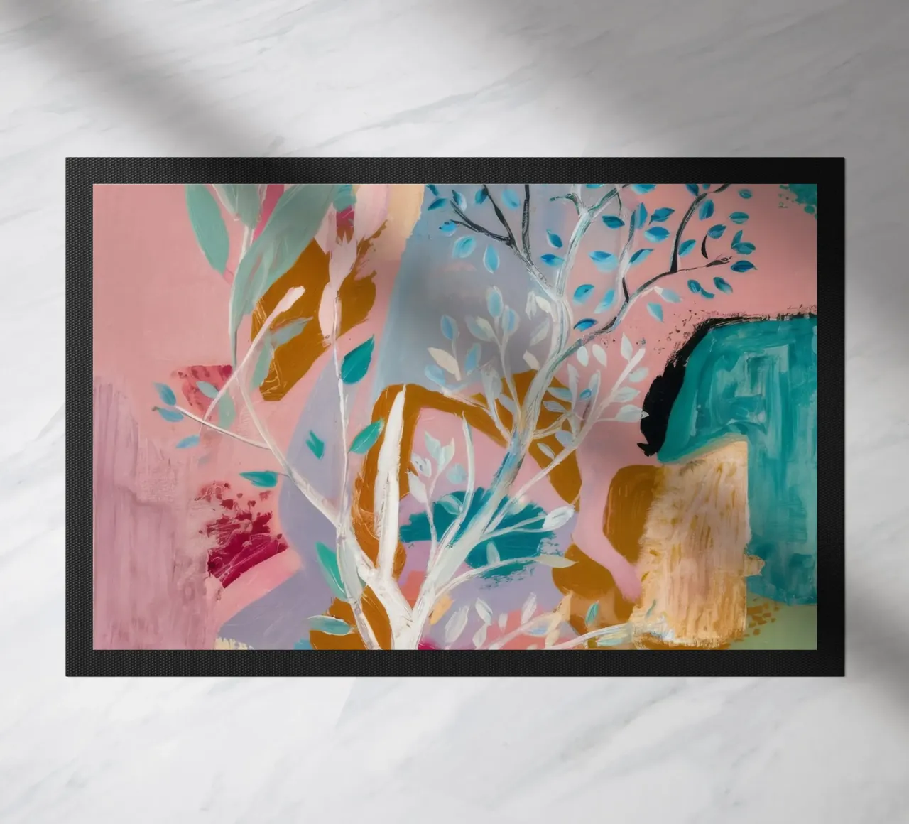 Brume de fleurs éthérées paillasson de Vivid Reverie