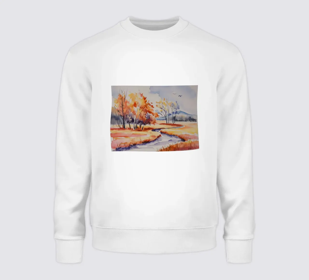 Autumn River Bend sweatshirt by Lush Essence
