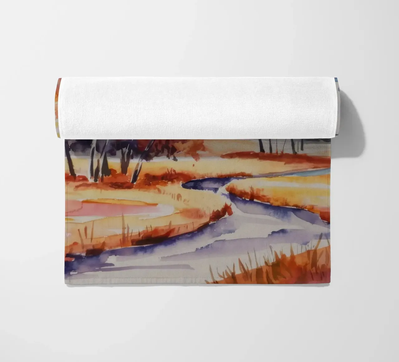 Ansa del fiume d'autunno telo mare da Lush Essence