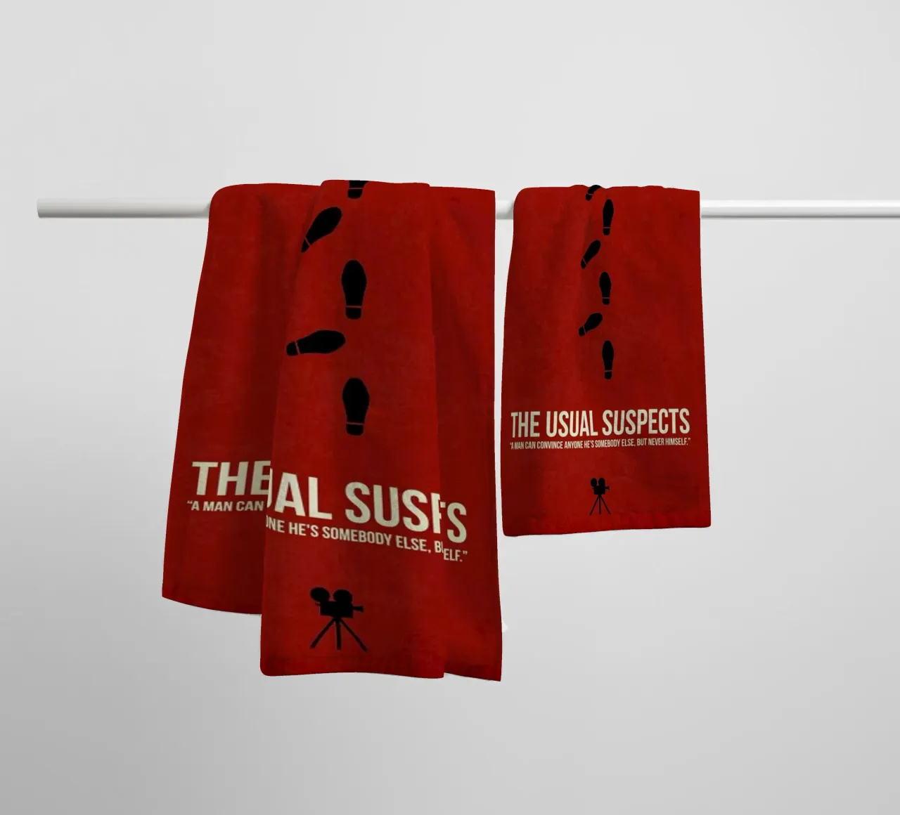 The Usual Suspects asciugamano da bagno da Naxart