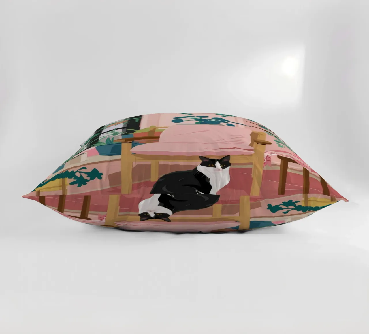Silla rosa Jungle cojín de Moonlite Desire