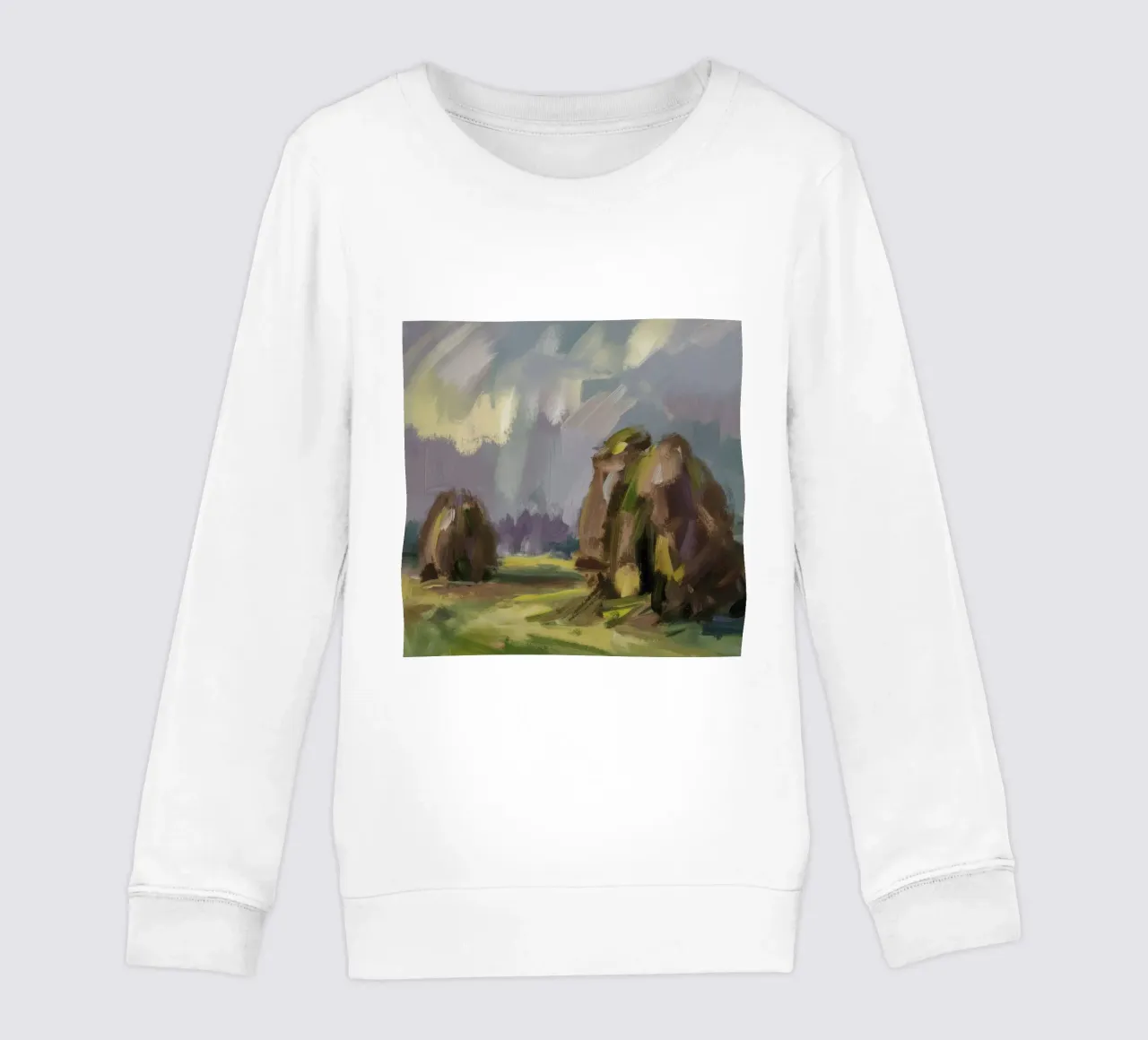 Balle di fieno Twilight felpa bambino da Radiance Landscape