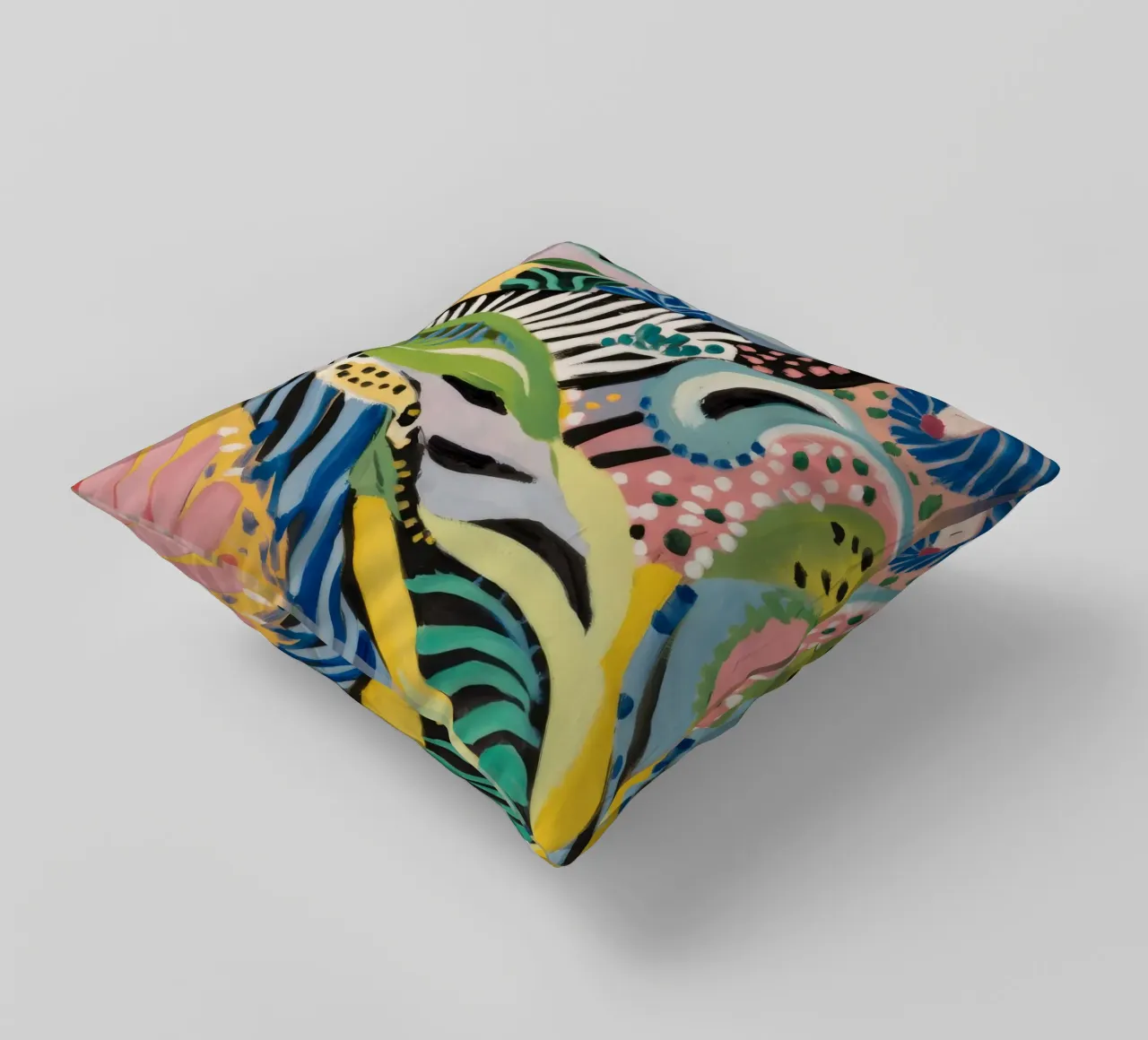 Ritmo delle foglie di zebra cuscino da Vivid Reverie