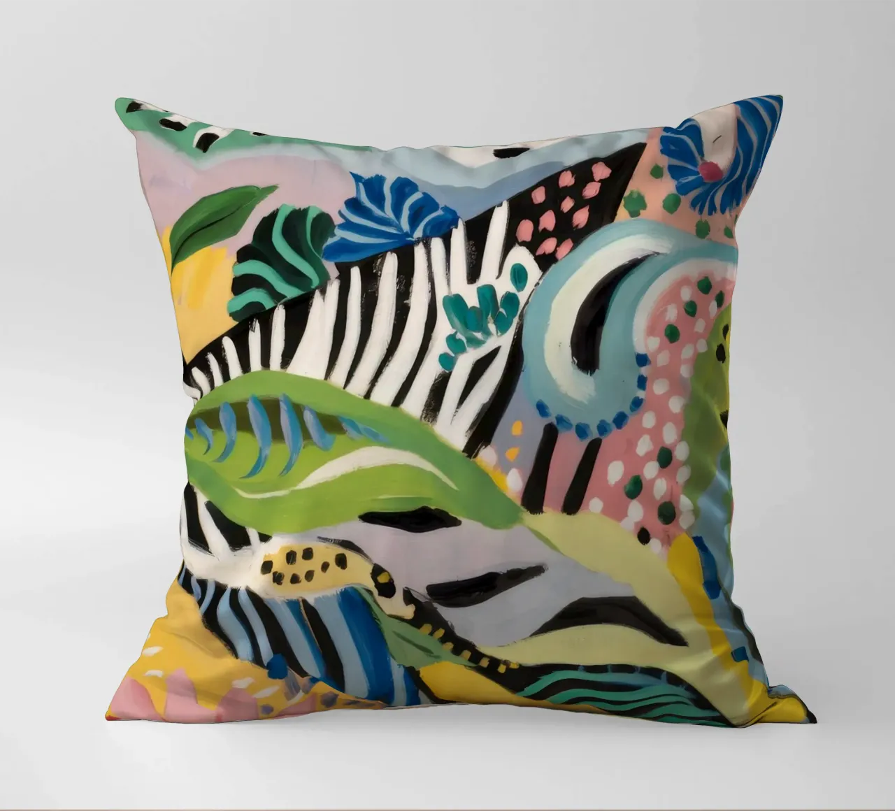 Ritmo delle foglie di zebra cuscino da Vivid Reverie