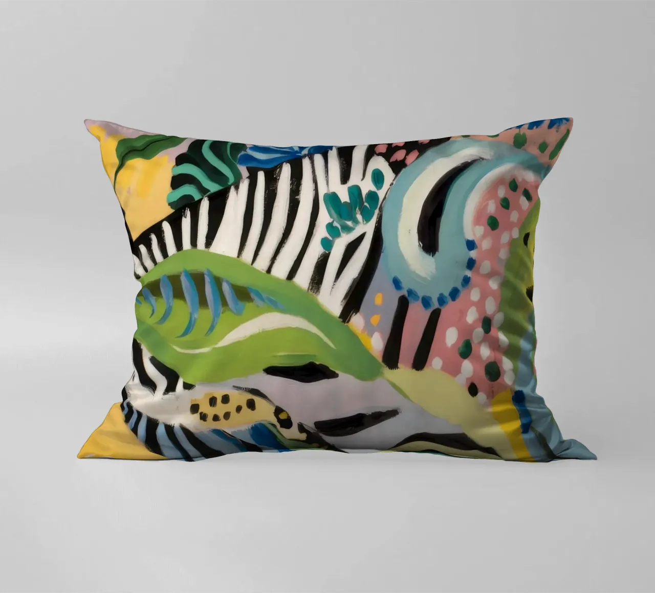 Ritmo delle foglie di zebra cuscino da Vivid Reverie