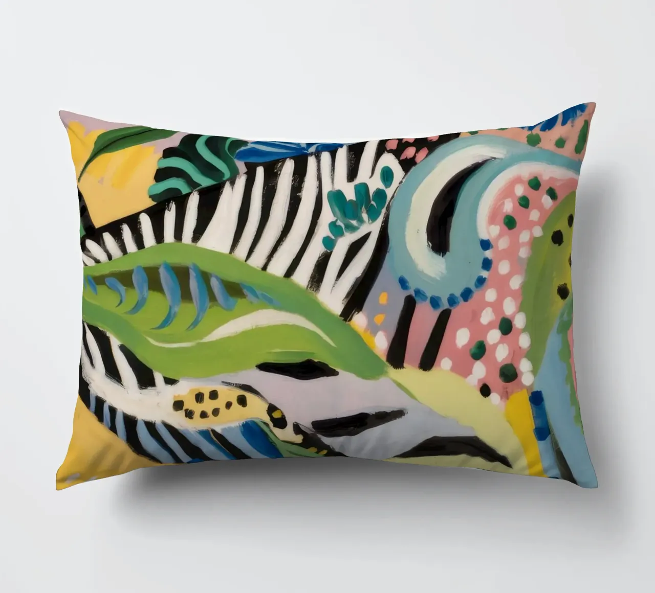 Ritmo delle foglie di zebra cuscino da Vivid Reverie