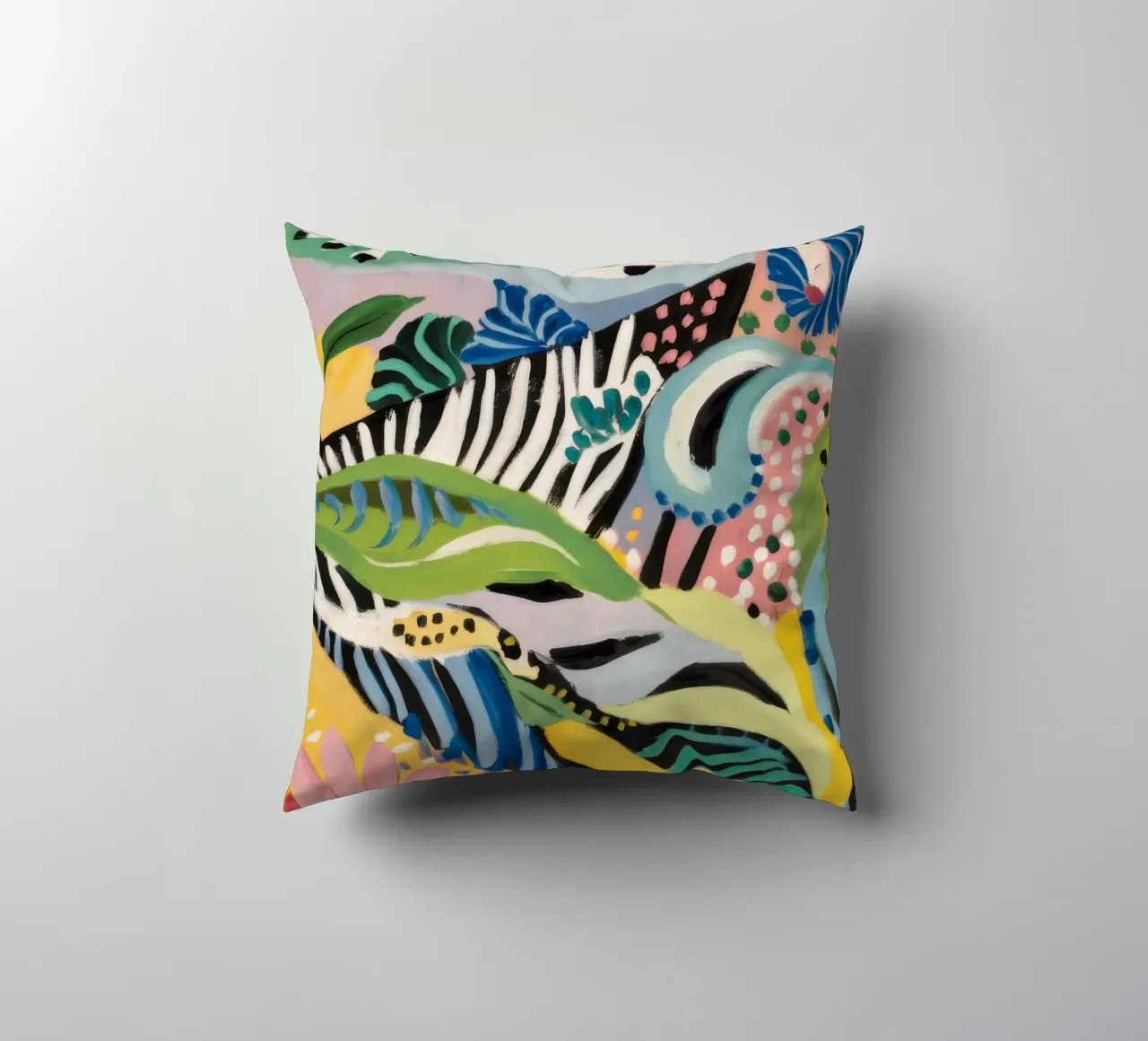 Ritmo delle foglie di zebra cuscino da Vivid Reverie