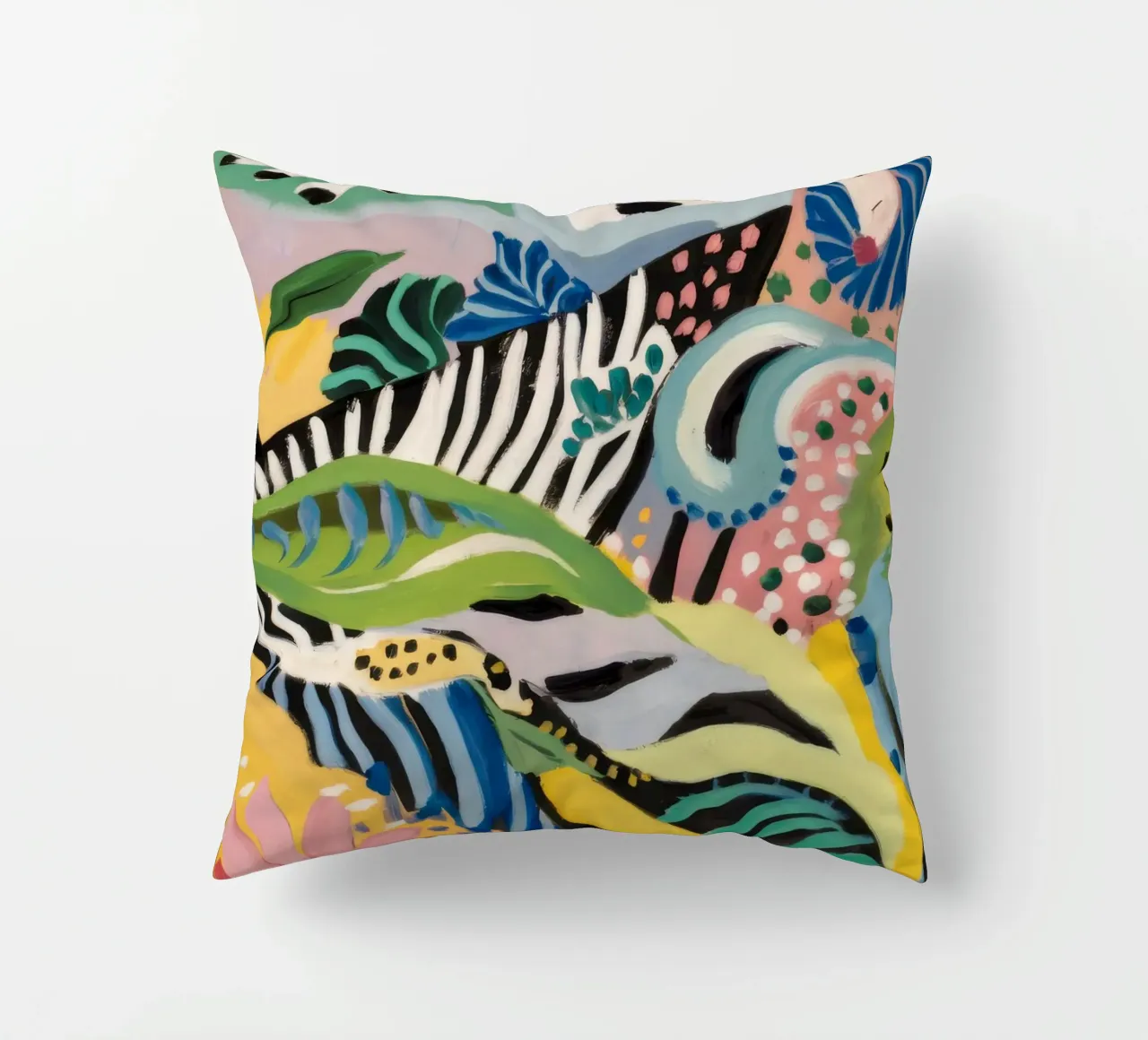 Ritmo delle foglie di zebra cuscino da Vivid Reverie