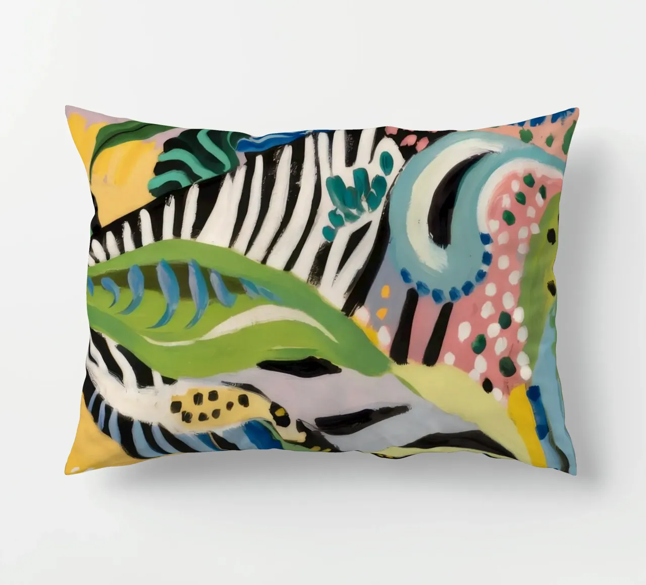 Ritmo delle foglie di zebra cuscino da Vivid Reverie
