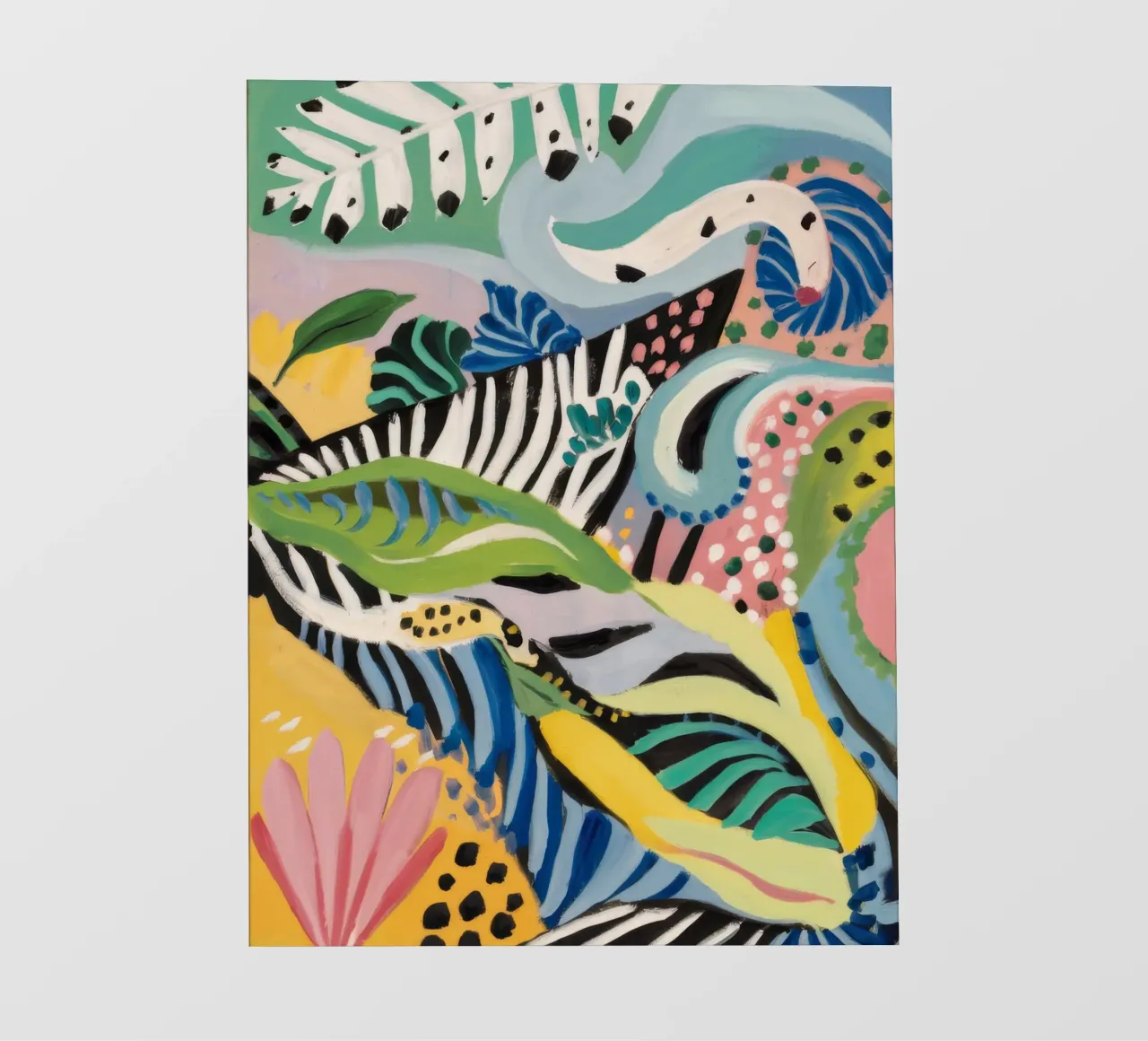 Ritmo delle foglie di zebra telo in pvc da Vivid Reverie