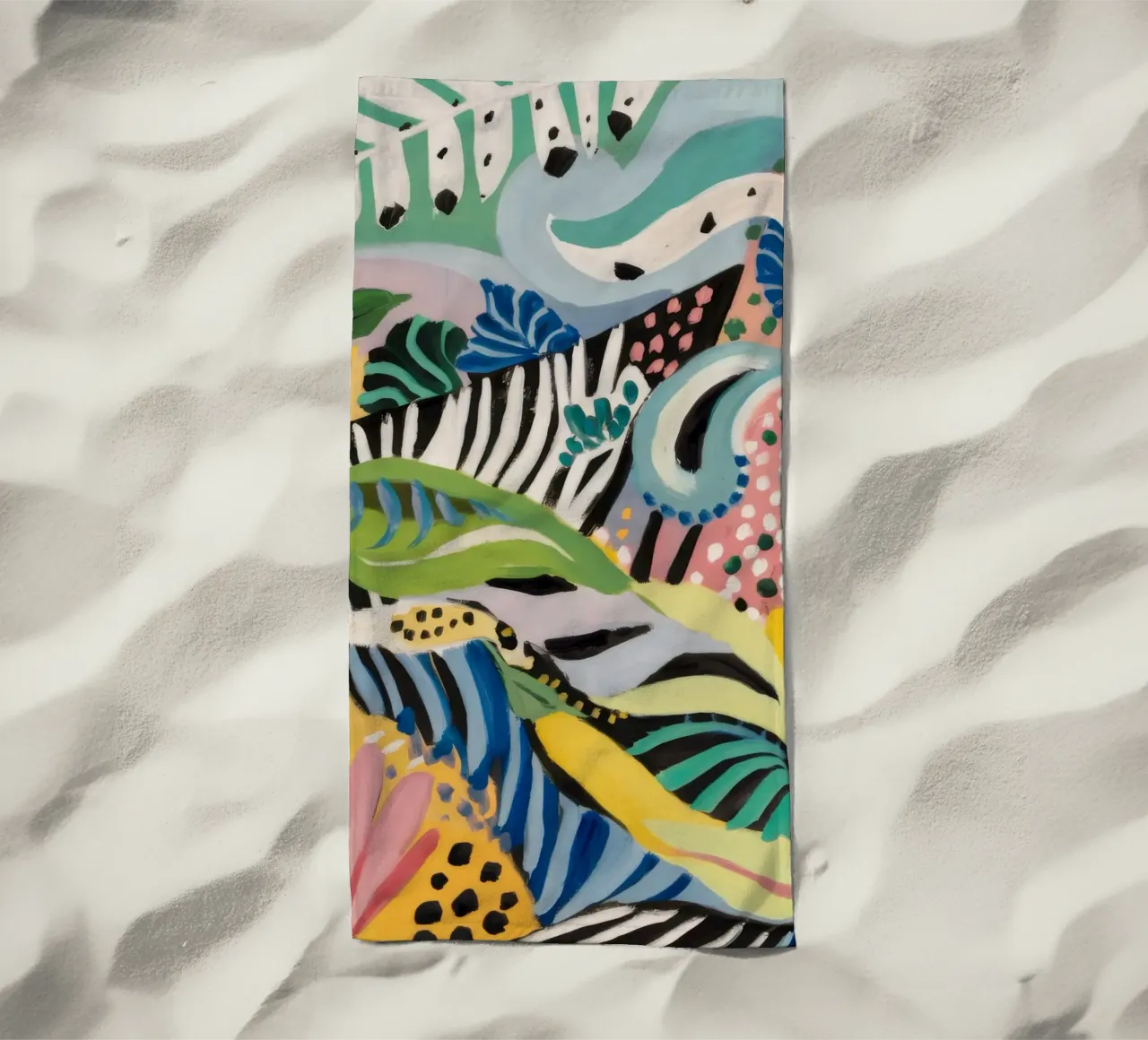 Ritmo delle foglie di zebra telo mare da Vivid Reverie