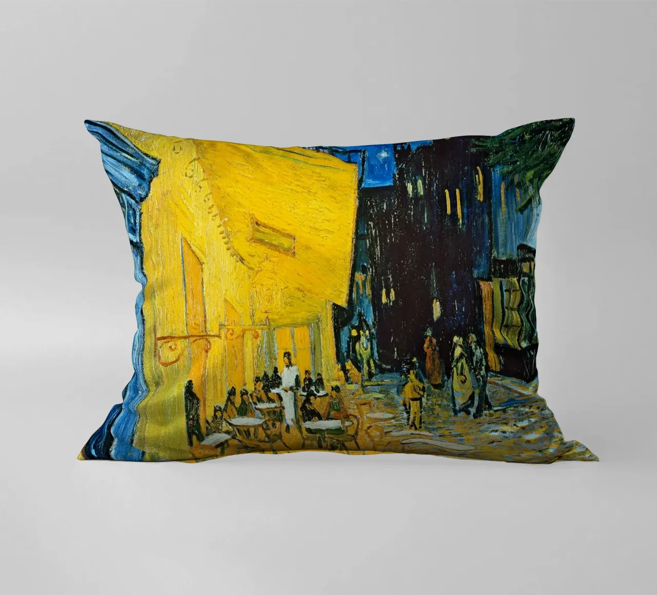 Terrazza di un caffè di notte - Vincent van Gogh cuscino da Sylviepaint