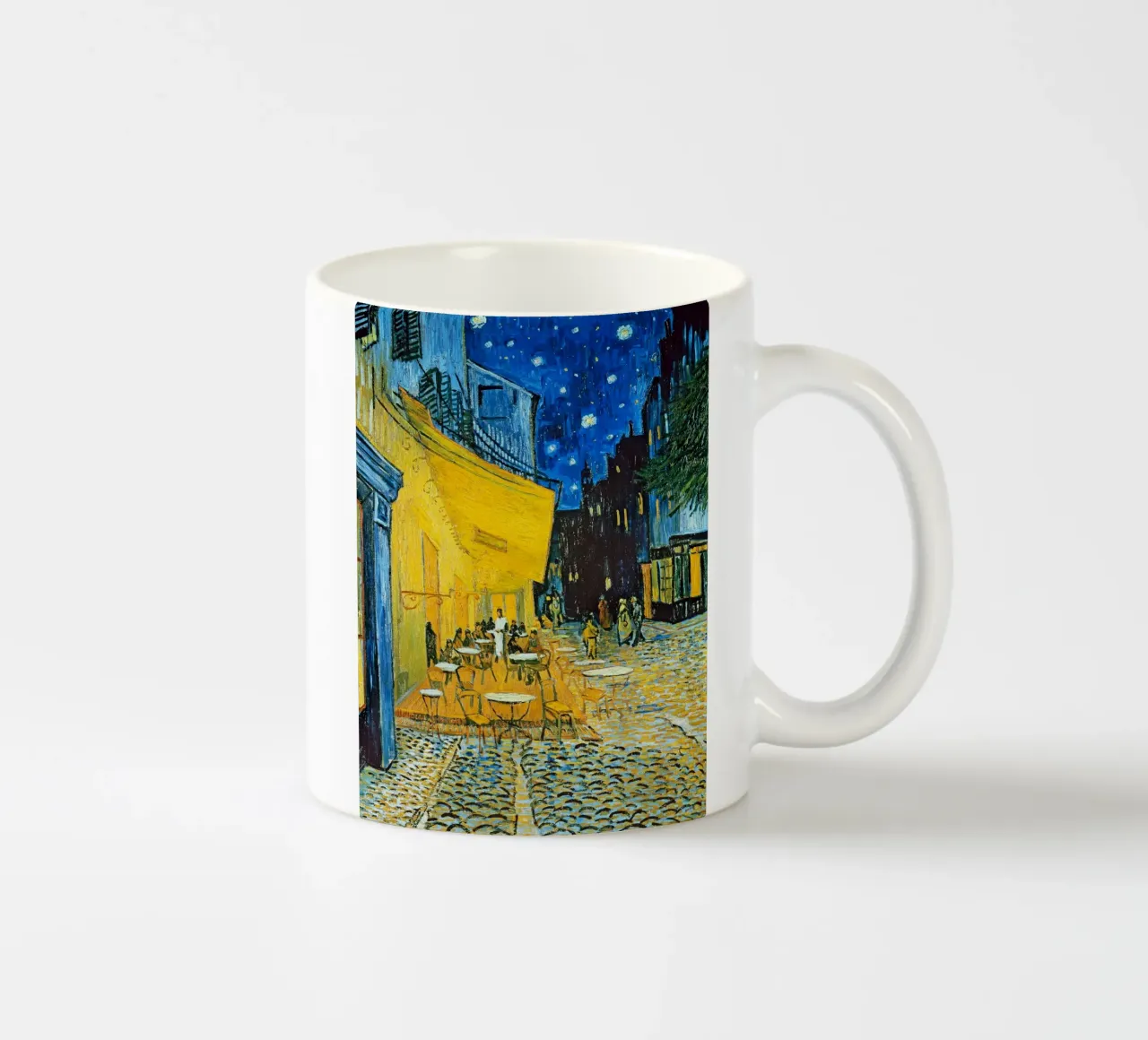 Terrazza di un caffè di notte - Vincent van Gogh tazza in ceramica da Sylviepaint