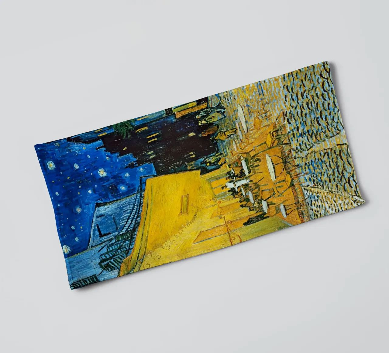 Terrazza di un caffè di notte - Vincent van Gogh asciugamano da bagno da Sylviepaint