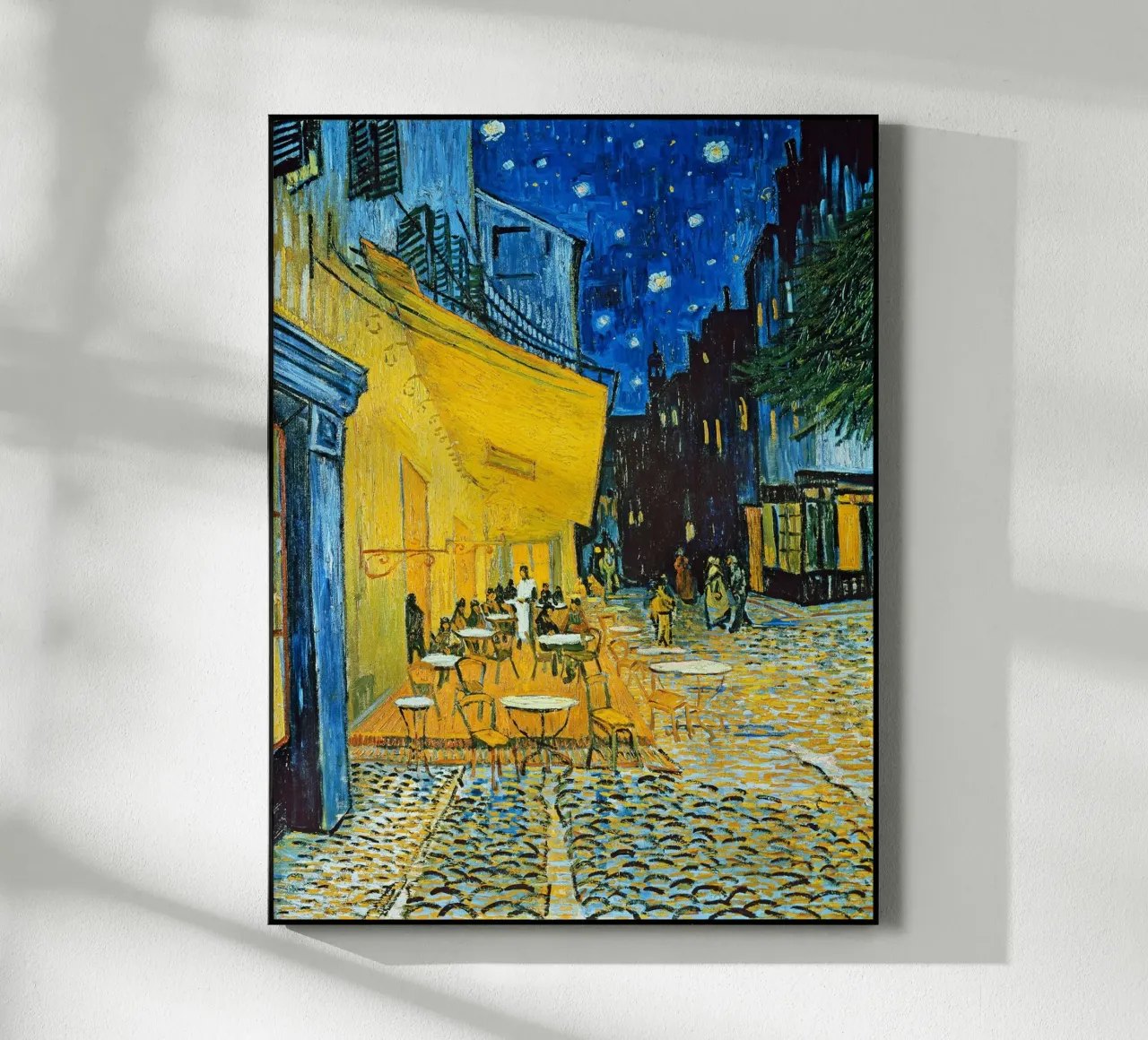 Terrazza di un caffè di notte - Vincent van Gogh plexiglass da Sylviepaint