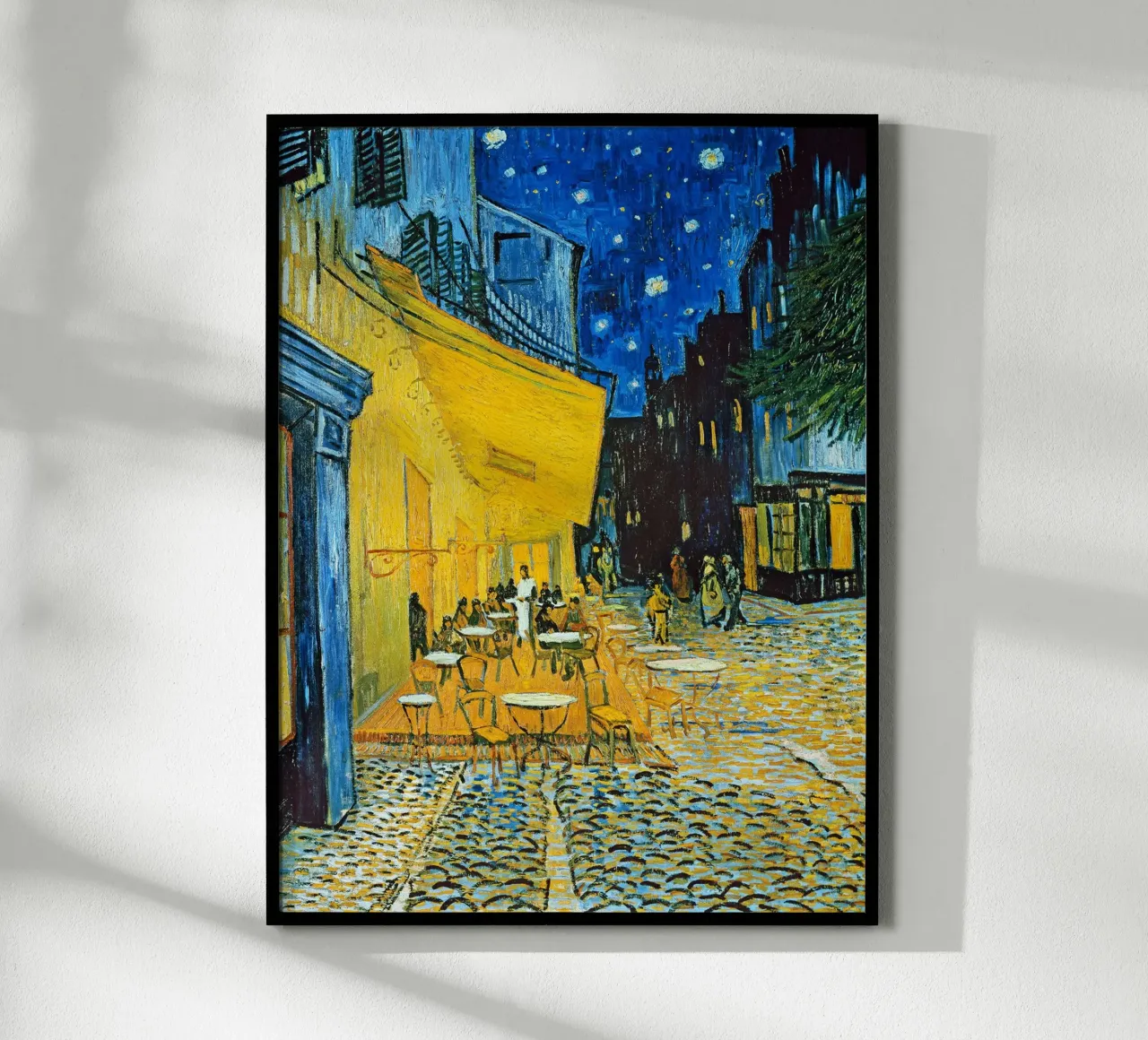 Terrazza di un caffè di notte - Vincent van Gogh carta hahnemühle da Sylviepaint