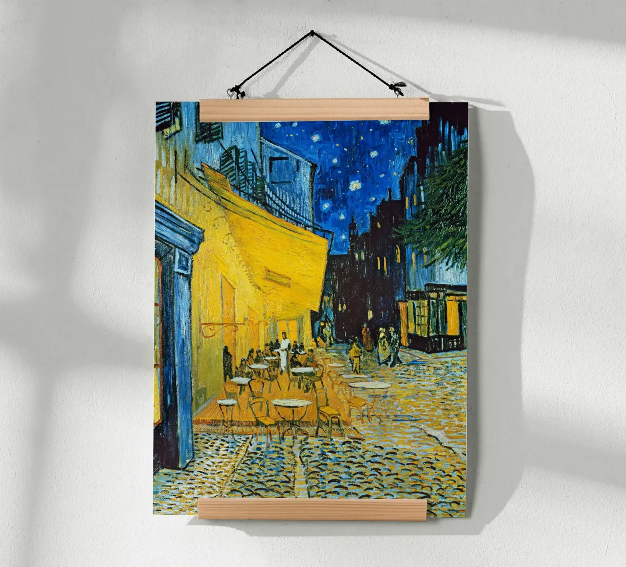 Terrazza di un caffè di notte - Vincent van Gogh carta hahnemühle da Sylviepaint