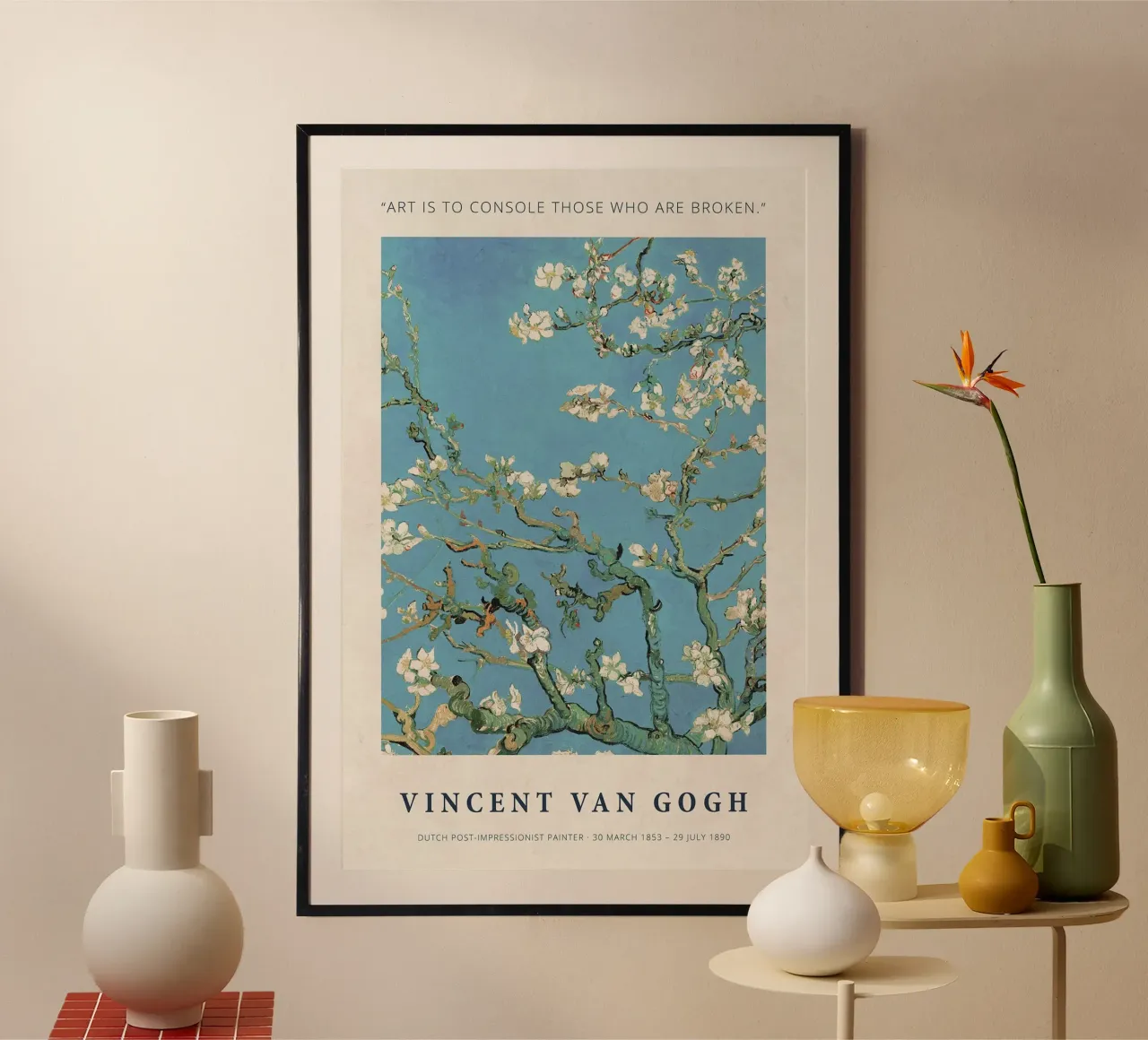 L'arte è consolare chi è rotto - Vincent van Gogh poster da Sylviepaint
