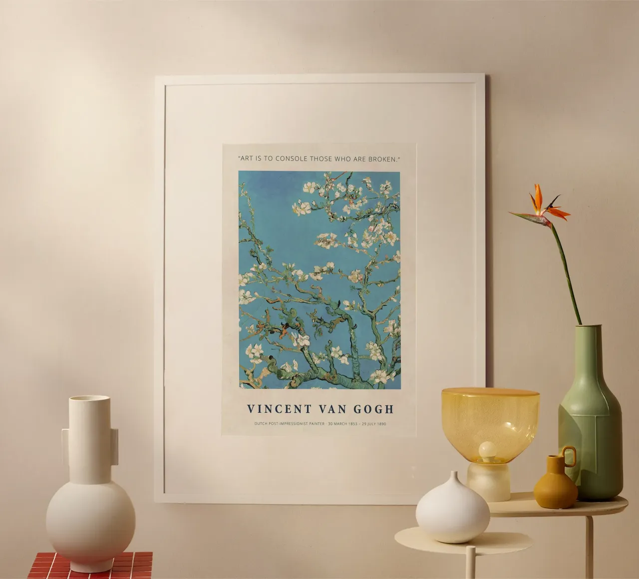 L'arte è consolare chi è rotto - Vincent van Gogh poster da Sylviepaint