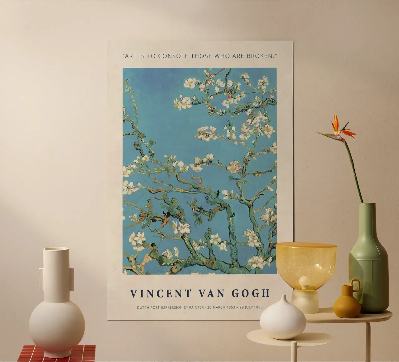 L'arte è consolare chi è rotto - Vincent van Gogh poster da Sylviepaint