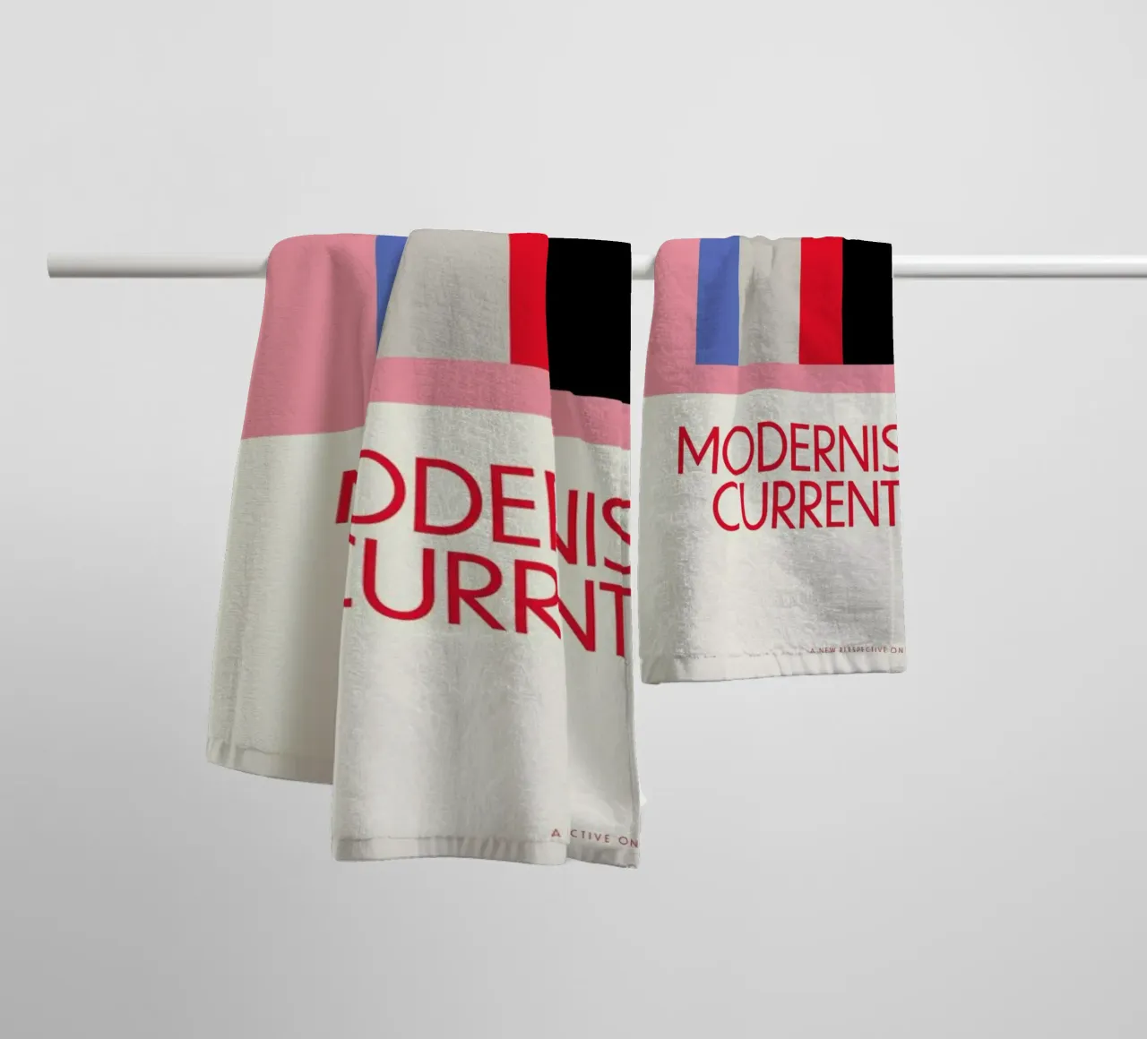 Modernist Currents 9 asciugamano da bagno da Studio One