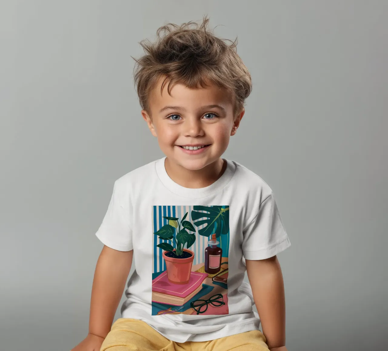 Angolo botanico libresco t-shirt bambini da Moonlite Desire