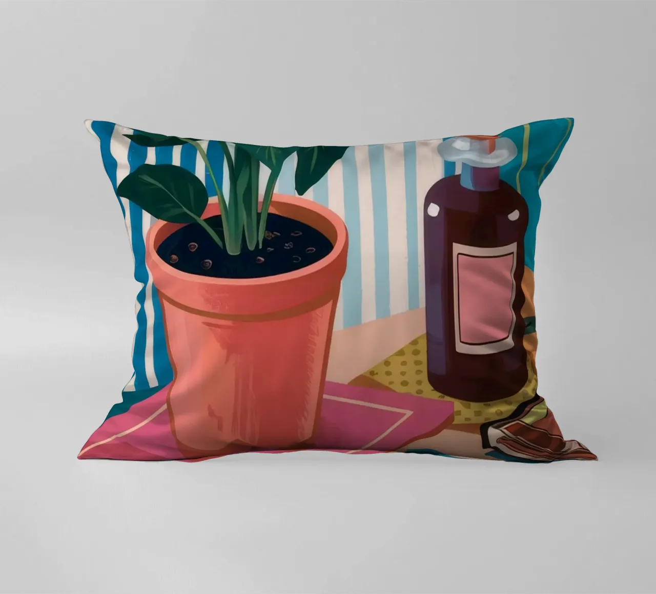 Angolo botanico libresco cuscino da Moonlite Desire