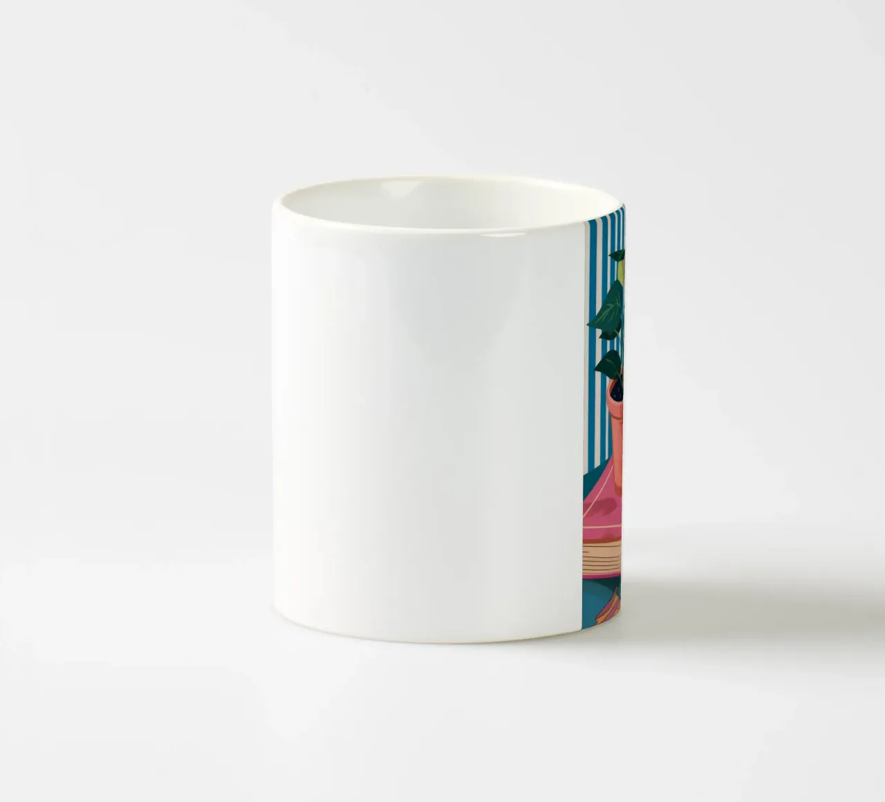 Angolo botanico libresco tazza in ceramica da Moonlite Desire