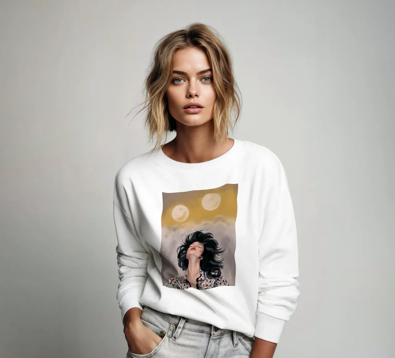 Celestial Wind Gaze sweatshirt by Vivid Reverie